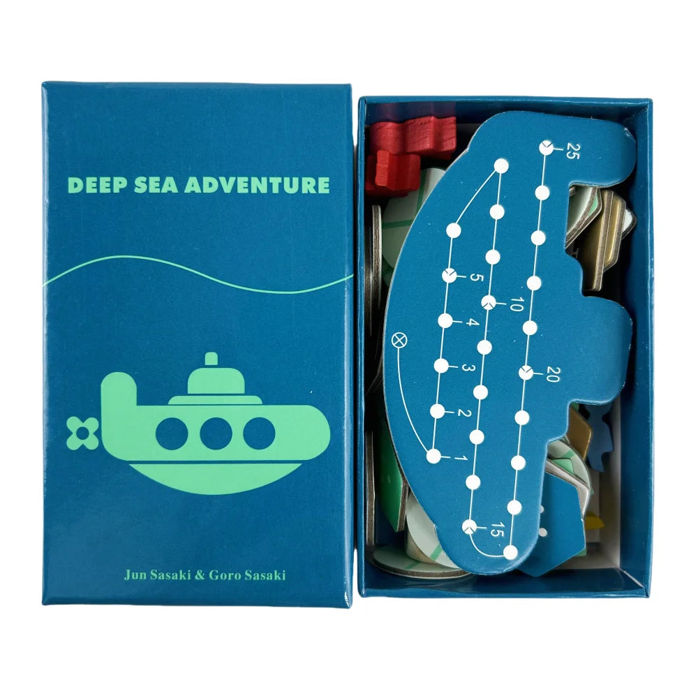 1pc "Deep Sea Adventure" Card Game Family Gathering Game Card,Fun Card Game,Party Board Deck Games