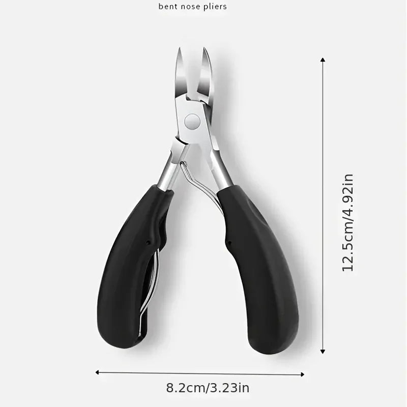 Nail Clippers Professional Hawkbill with Nail Pick Trimmer for Ingrown Toenails Paronychia Cutter for Unisex Home Foot Care Tool
