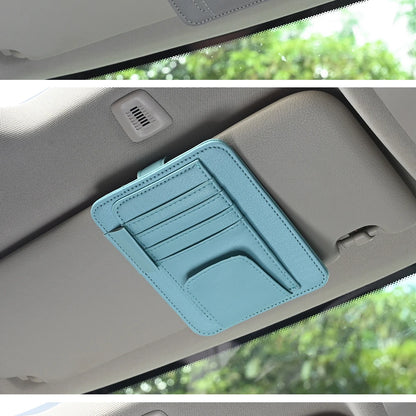 JFBONIN Car Visor Organizer Multi-Pocket Pouch Bag Card Glasses Storage Holder Scratch-resistant Auto Visor Holder For Car