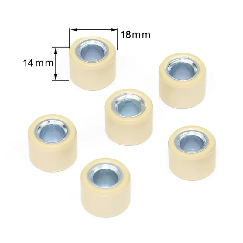 Variator Roller Weights 16X13mm 18x14mm for DIO 50 139QMB 50cc 157QMJ 125 150cc GY6 Scooter Motorcycle Parts