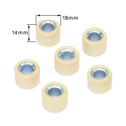 Variator Roller Weights 16X13mm 18x14mm for DIO 50 139QMB 50cc 157QMJ 125 150cc GY6 Scooter Motorcycle Parts