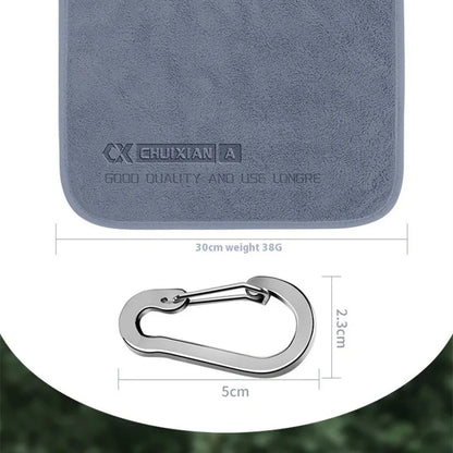 Ultra soft and fast drying fishing towel, ultra-fine fiber towel, cleaning towel for outdoor fishing, scrubbing fishing rod
