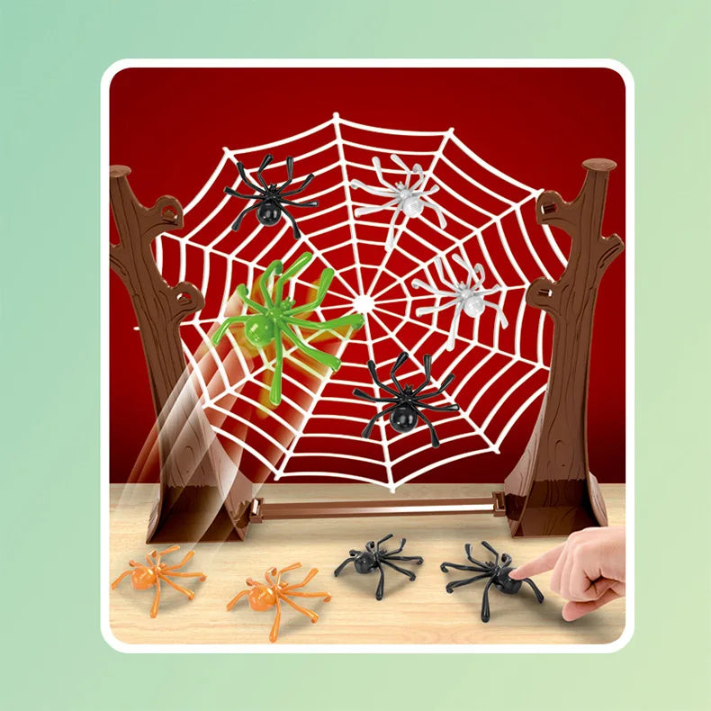 Bouncing Spider Family Party Desktop Board Games Kids Adult Entertainment Game Children's Table Spider Web Birthday Gifts Toy