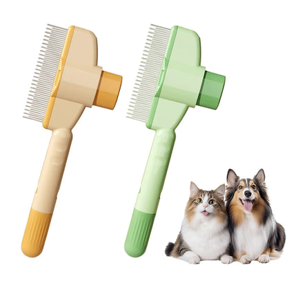 Dog and Cat Knot-removing Comb Pet Hair Removal Self-cleaning Brush Combing the Canine Professional Hairdressing Combs Grooming
