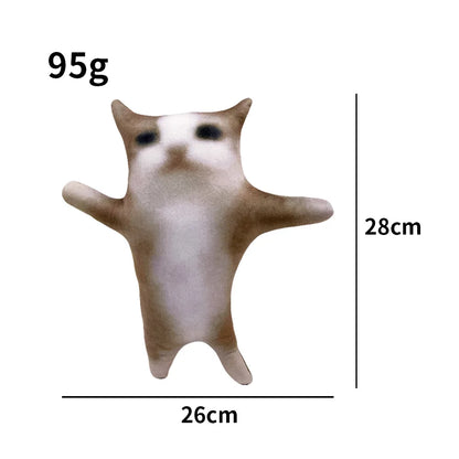 28cm Happy Cat Plush Stuffed Animal Cat 11.8inch Cute Cat Plush Interactive Cat Plush Stuffed Animal Happy Cat Kids Toys