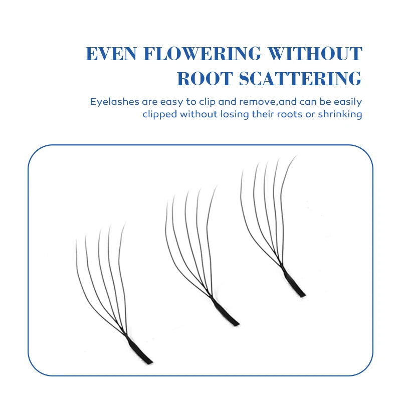 DeceMars U-Shaped 5D Eyelash Extensions (12lines/Tray)