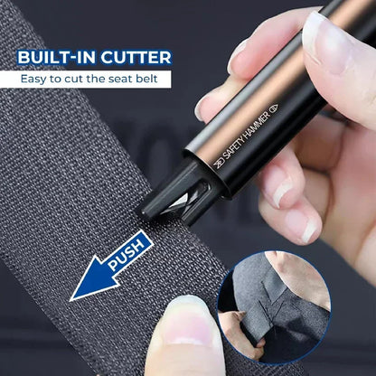 2025 New 2-in-1 Mini Car Safety Hammer Car Glass Window Breaker Escape And Rescue Tool With Seat Belt Cutting Tool Car Parts