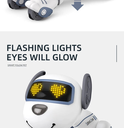 Intelligent Remote Control Robot Dog Electronic Stunt Voice Command Programmable Touch-sense Music Song Children's Toys for Boys