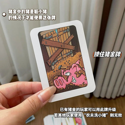 Hot board games Chicken Chiu Chiu Board Game Drecksau Black Sheep Piou Piou Party Cards Game Intellectual Toys Gifts