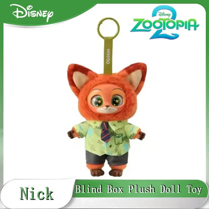 NEW 2026 Disney Zootopia Series Blind Box Judy Nick Vinyl Plush'''' Cartoon Character Pendant Trendy Toys Box Christmas Gift