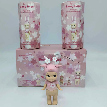 Sonny Angel Pink Cherry Blossom Series Blind Box Toys Mystery Box Kawaii Lucky Cute Doll Decoration Collect Model Couple Gifts