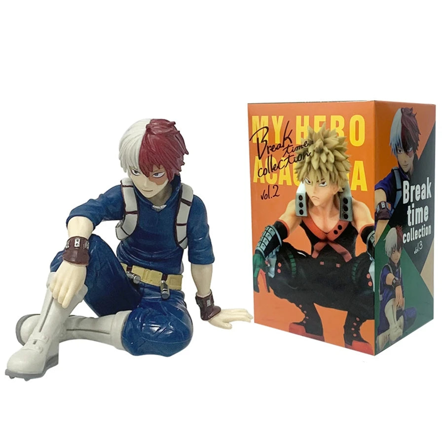21cm Boku no Hero Academia Anime Figure Bakugo Katsuki Action Figure Midoriya Izuku/Todoroki Shoto Figurine PVC Collection Toys