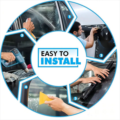 50cmx3/10m Car Window Tint Film Privacy Vinyl Foils Sunshade Stickers Windows Cover Protector Glass UV Sun For Cars Solar Shade