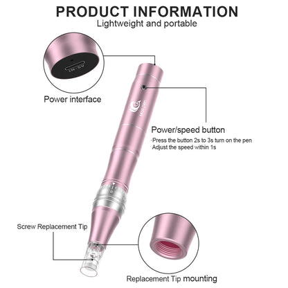 Rechargeable Derma Pen/Mas Pen L1 Great At Home Skin Care Tool Buit In Luxuy Gift Box