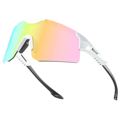 SCVCN Polarized Cycling Sunglasses Outdoor Sports Bicycle Sunglasses Men Women MTB Cycling Glasses Road Bike Glasses