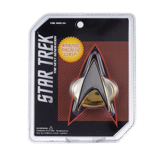Star Trek The Next Generation Amazing Magnetic Clasp Cosplay Badge of Metal Model Figure Toy