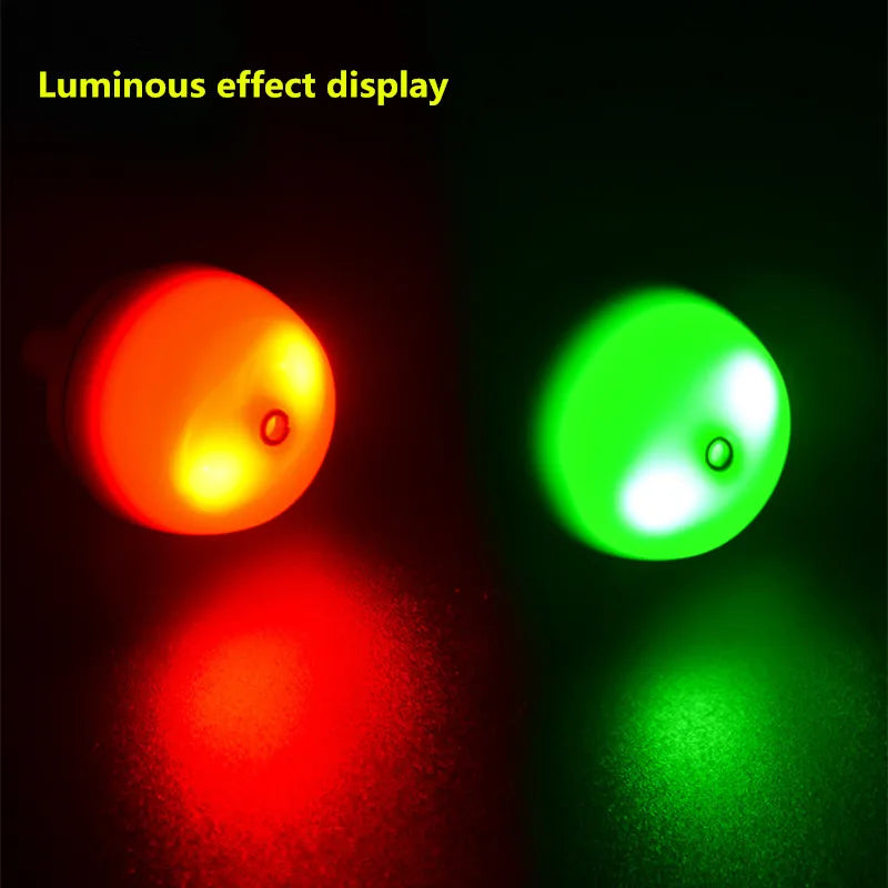 QAJTAOElectronic Floating Wave Rock Fishing with Night Light Float Electronic Night Light Float Fishing Accessories Fishing Gear