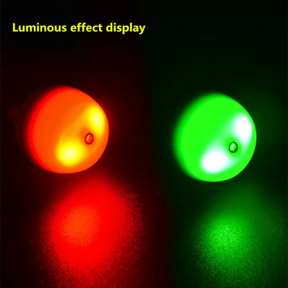 QAJTAOElectronic Floating Wave Rock Fishing with Night Light Float Electronic Night Light Float Fishing Accessories Fishing Gear
