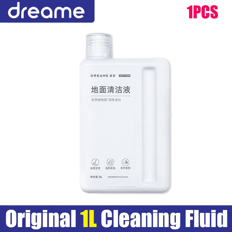 Original Dreame Cleaning Solution 1L for L10s Pro /30Pro /X30 /X40 Complete Cleaning Fluid Accessories