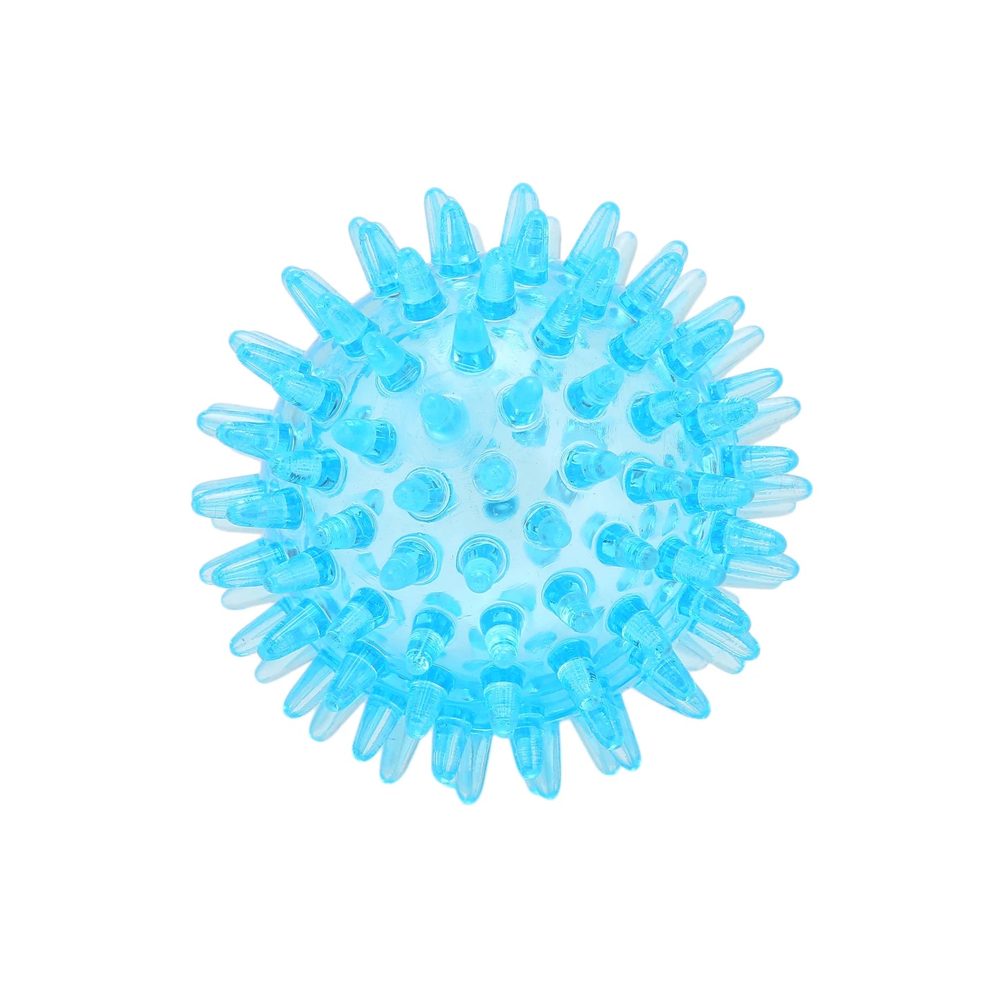 Spiky Ball Hollow Soft Transparent Strength Recovery Exercise Stress Relief Massage Ball for Hand Wrist