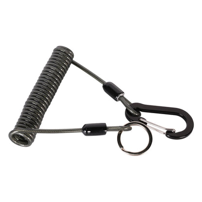 Fishing Missed Rope Anti-lost Spiral Spring Lure Pliers Lanyard Wire Spring Rope Prevent Rod Drop Lose Tool