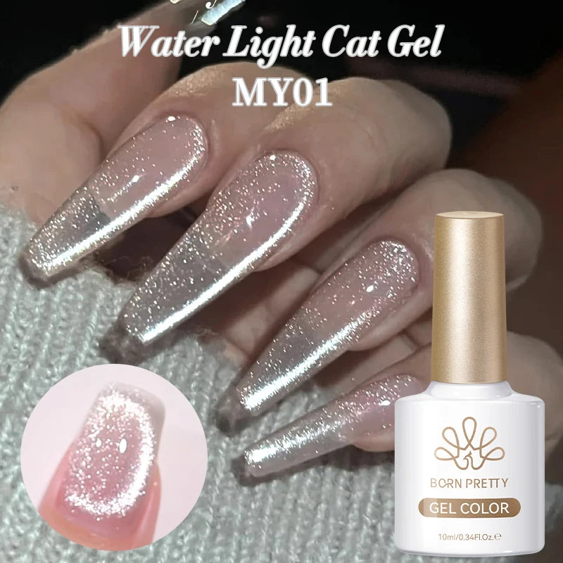 BORN PRETTY 10ml Brown Purple Black Red Cat Magnetic Gel Polish Manicure Soak Off UV Gel Nail Art Varnish Autunm Winter Nails