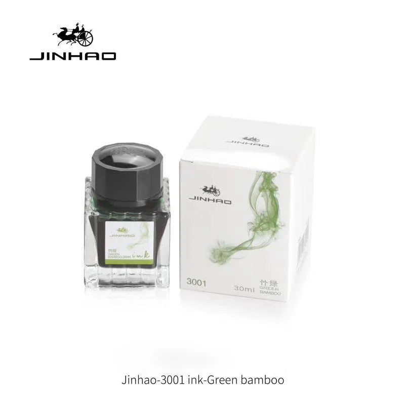 JINHAO 30ml Fountain Pen Ink Non-carbon Cartridge Refill Glass Bottled Fountain Pen Ink Stationery Office School Supplies