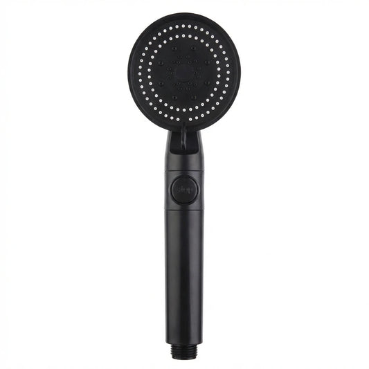 Adjustable High Pressure Shower Head with 5 Modes Water Saving One-Key Stop Spray Nozzle - Bathroom Shower Accessories with Hose