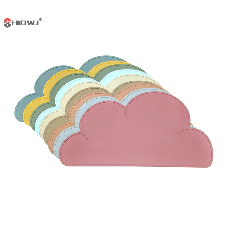 Silicone Pet Feeding Dog Cat Bowl Food Mat Non-Stick Waterproof Pad Puppy Feeder Tray Water Cushion Placemat