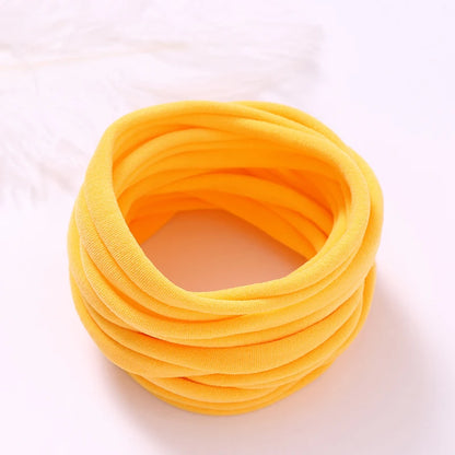 10pcs/lot Nylon Headband Baby Girl Accessories For Children's Hair Elastic Bands For Girls Toddler Headdress Baby Turban