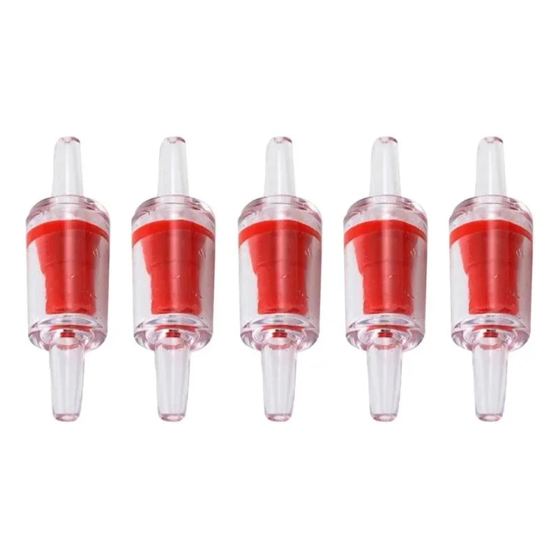 10pcs Plastic One Way Check Valve for Aquarium Air Pump Non-Return Home Fish Tank CO2 System