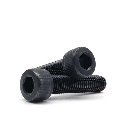 M2 M2.5 M3 M4 M5 M6 M8 DIN912 Whole Fully Thread Hexagon Hex Socket Cap Allen Head Bolt Screw Black Grade 12.9 Steel