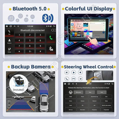 7/9/10 inch Universal Android 13 Car Radio 32G/64G Autoradio android 2 Din car radio GPS BT Central Multimedia Smart car systems