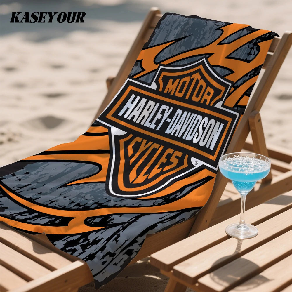 Luxury Redefined Harleys D-Davidson Quick Drying Bath Towel Microfiber beach towel light weight swimming camping yoga beach out