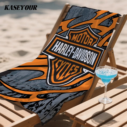 Luxury Redefined Harleys D-Davidson Quick Drying Bath Towel Microfiber beach towel light weight swimming camping yoga beach out