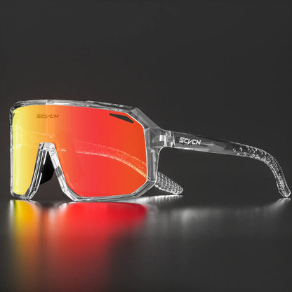 SCVCN New Sports Men UV400 Cycling Glasses Bike Sunglasses Outdoor Eyewear  MTB Bicycle Women Riding Hiking Goggles