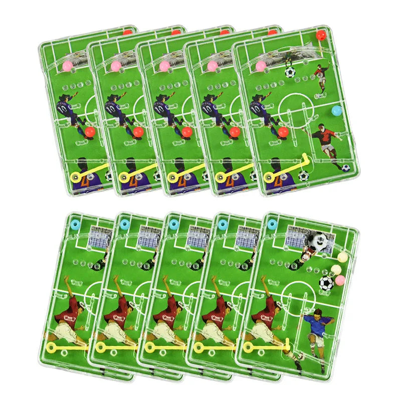 10/20pcs Football Party Favors Maze Game Boys Soccer Theme Birthday Party Decoration Kids Christmas Gift Toy Supplies