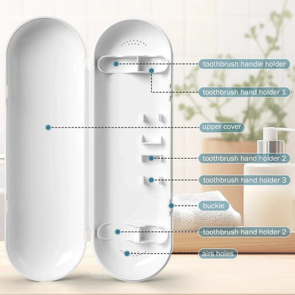 1PC Electric Toothbrush Travel Box Compatible with Oralb io Portable Dustproof Toothbrush Box