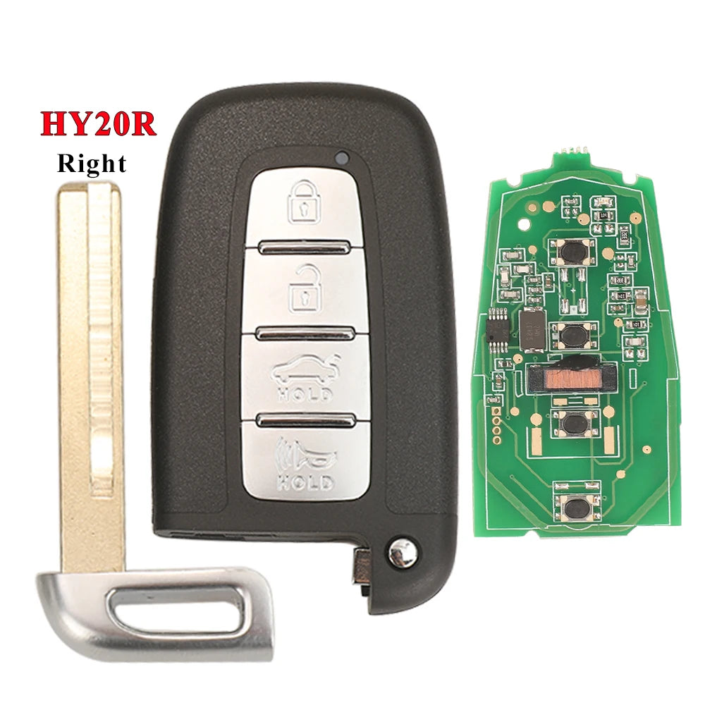4BT Smart Remote Key 433Mhz ID46 For Kia Forte Soul Rio Borrego Sorento Optima Hyundai I30 IX35 Sonata Genesis Equus Veloster