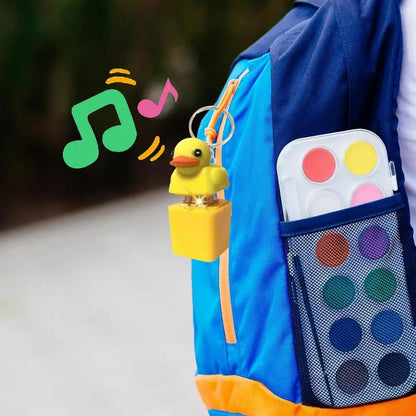 1pcs Hot sale Quacky Duck Keyboard Fidget Toys Keychain Keyboard Toys Finger Button Clicker Sensory Toys Stress Relief Gifts