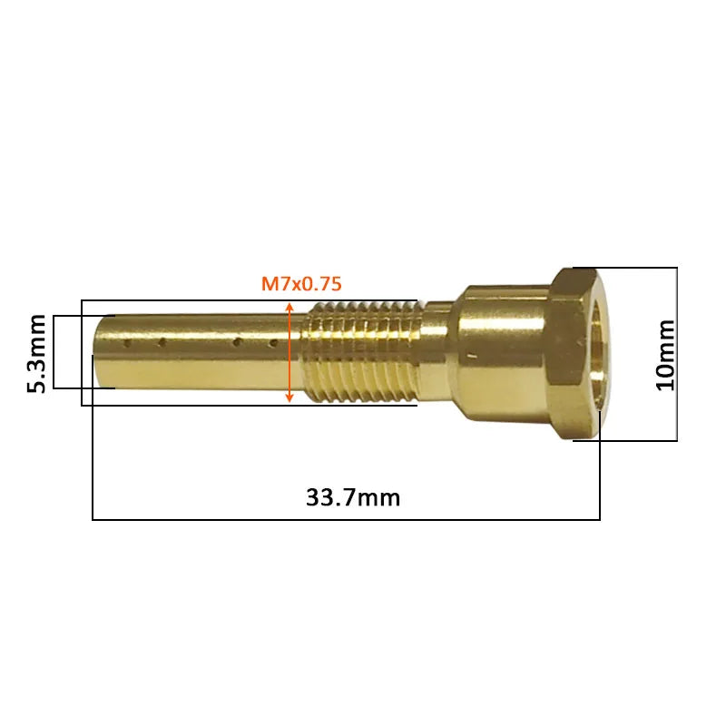 8/10/12/16/18/20/24/30 Holes Carburetor Main Nozzle for Keihin OKO KOSO PE PWK FCR  Carb