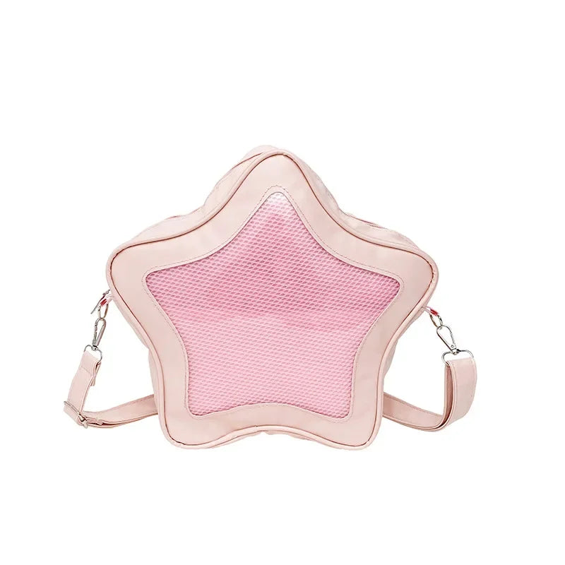 Japanese Style Minimalist Cute Aesthetic Shoulder Bag for Students Kawaii Crossbody Purse Street Fashion