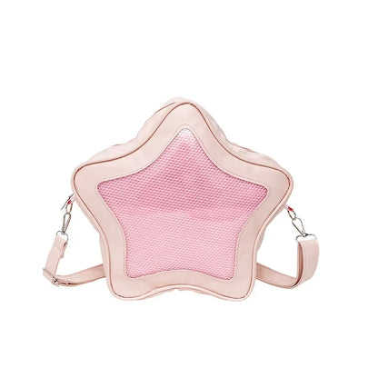 Japanese Style Minimalist Cute Aesthetic Shoulder Bag for Students Kawaii Crossbody Purse Street Fashion