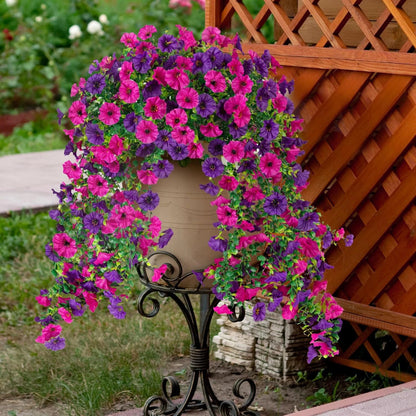 1/2Pcs Artificial Flowers Vine Morning Glory Wedding Bridal Home Room Table Festival Decor Outdoor Yard Garden Arch DIY Gift Box