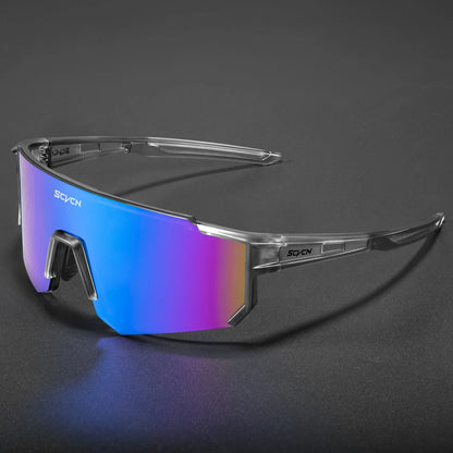 SCVCN Outdoor Cycling Sunglasses Men MTB Driving Bike Glasses Sports Climbing Hinking Eyewear Glasses Women MTB UV400 Goggles