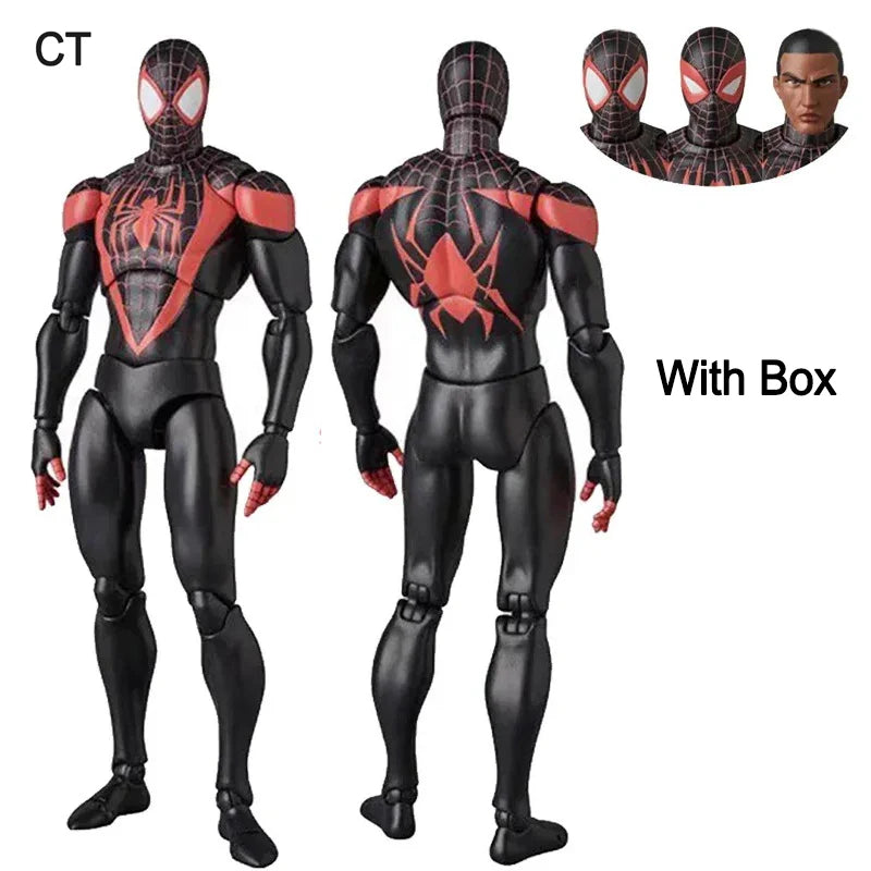 CT Toys 092 Figure 2099 Spider Man Across The Spider-verse Miles Morales SHF Action Figure Model Figurine Collection Toys Gifts