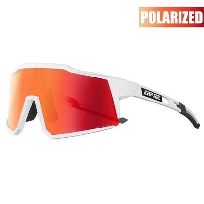 Kapvoe Cycling Glasses Polarized MTB Road Bike Glasses UV400 Protection Sunglasses Ultra Light Sport Eyewear Equipment