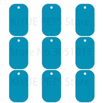 100Pcs Dog Tag Military Pet Id Tags Aluminum Name Pendant Blank Dog Tags Personalized Customized Dog Tag