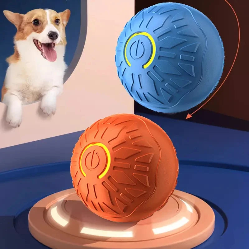 Smart Dog Toy Ball Automatic Interactive Pet Electronic Rolling USB Rechargeable Moving Bouncing for Puppy to Large Dog Chew Toy