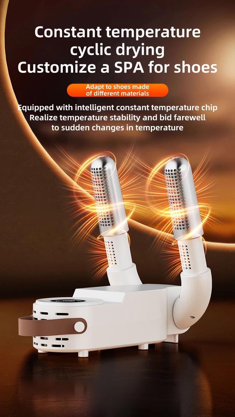 HOMEFISH Intelligent Shoe Dryer Quick Drying Deodorizing Sterilizing Adjustable Timer Household Shoe Warmer And Heater